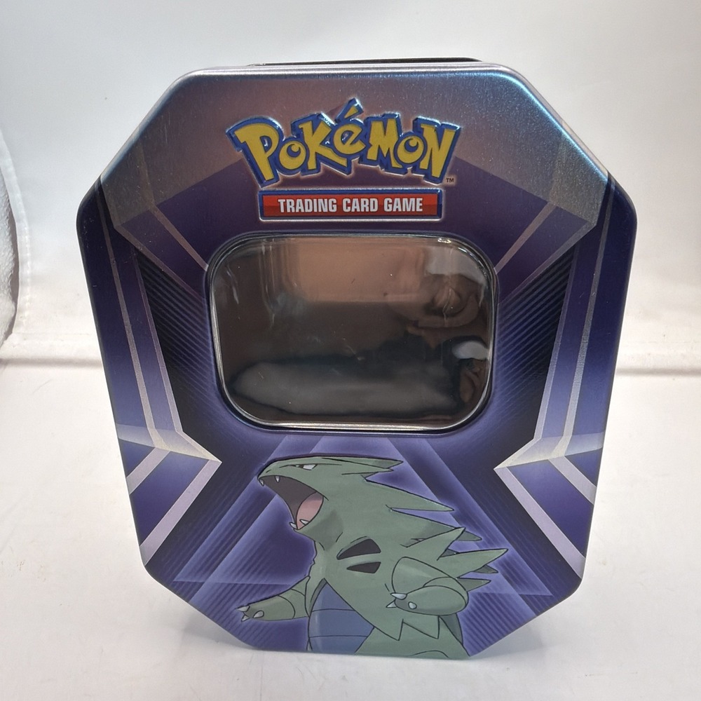 Pokemon TCG Triple Whammy Dragon Back Issue Collector Tin Opened Tyranitar!!